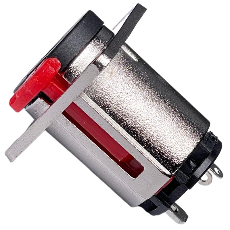 CESS 6.35mm 1/4 Inch Female Stereo TRS Audio Socket Jack Connector Panel/Chassis Mount - 6.35mm Stereo Socket (2 Pack) - Image 5